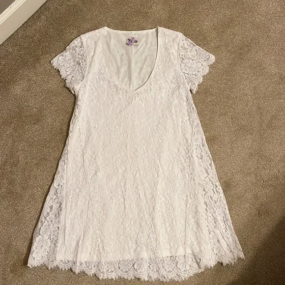 Show Me Your MuMu | Dresses | Show Me Your Mini White Kylie Mini Dress |  Poshmark